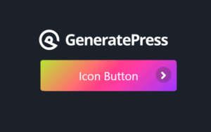 How to add buttons to GeneratePress