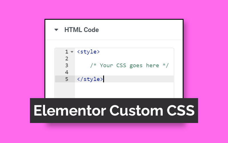 Elementor Free Custom CSS (featured)