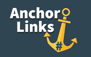 WordPress Anchor Links