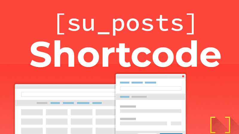 Shortcodes Ultimate Posts Shortcode